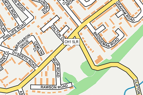 CH1 5LR map - OS OpenMap – Local (Ordnance Survey)