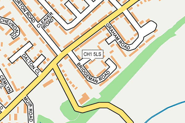 CH1 5LS map - OS OpenMap – Local (Ordnance Survey)