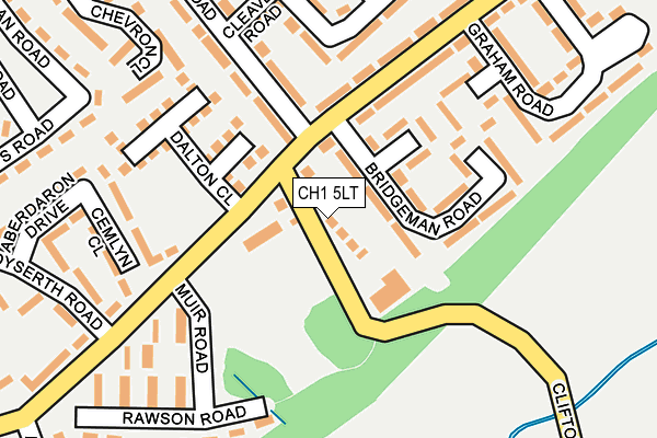 CH1 5LT map - OS OpenMap – Local (Ordnance Survey)