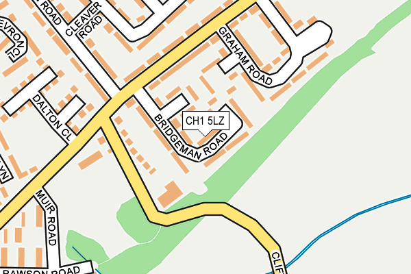 CH1 5LZ map - OS OpenMap – Local (Ordnance Survey)