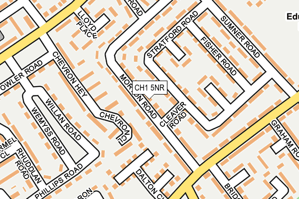CH1 5NR map - OS OpenMap – Local (Ordnance Survey)