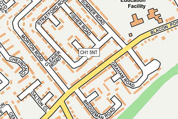 CH1 5NT map - OS OpenMap – Local (Ordnance Survey)