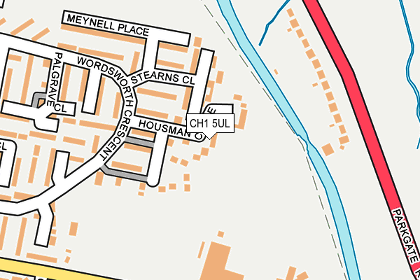 CH1 5UL map - OS OpenMap – Local (Ordnance Survey)