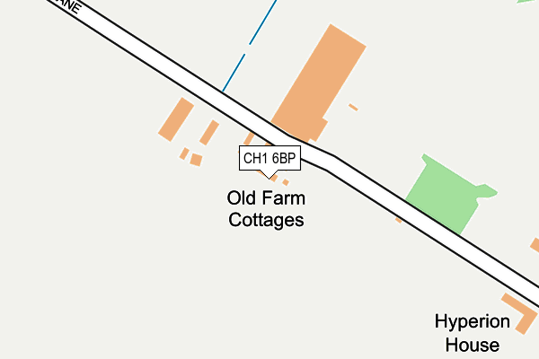 CH1 6BP map - OS OpenMap – Local (Ordnance Survey)