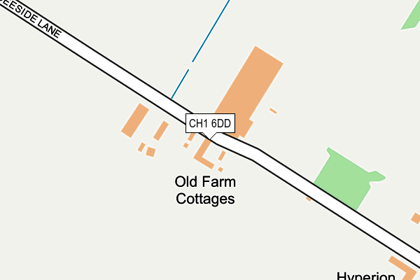 CH1 6DD map - OS OpenMap – Local (Ordnance Survey)