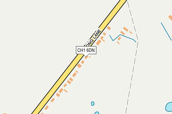 CH1 6DN map - OS OpenMap – Local (Ordnance Survey)