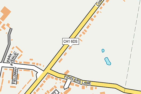 CH1 6DS map - OS OpenMap – Local (Ordnance Survey)