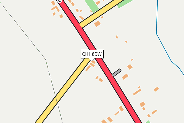 CH1 6DW map - OS OpenMap – Local (Ordnance Survey)