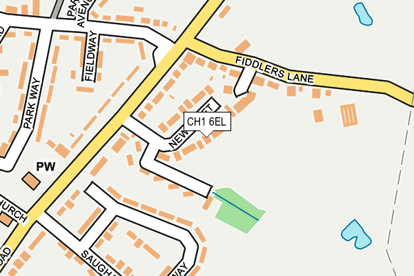 CH1 6EL map - OS OpenMap – Local (Ordnance Survey)