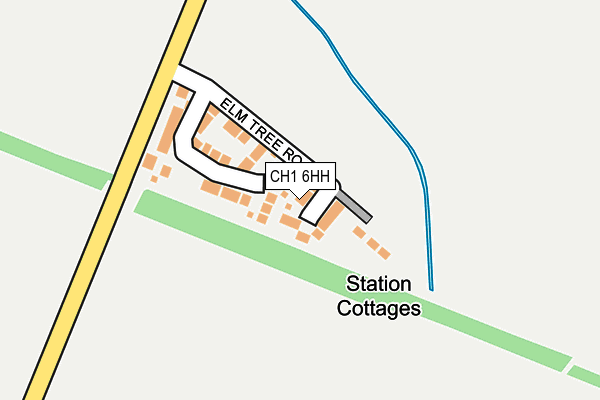 CH1 6HH map - OS OpenMap – Local (Ordnance Survey)