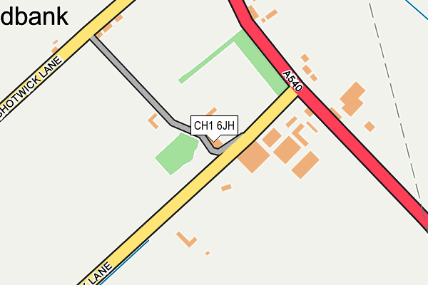 CH1 6JH map - OS OpenMap – Local (Ordnance Survey)