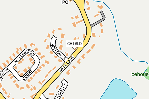 CH1 6LD map - OS OpenMap – Local (Ordnance Survey)