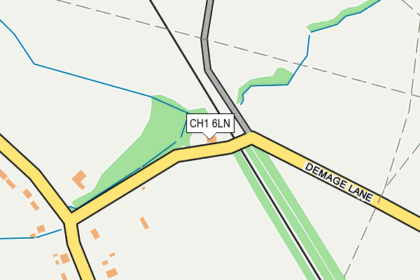 CH1 6LN map - OS OpenMap – Local (Ordnance Survey)