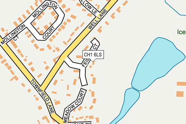 CH1 6LS map - OS OpenMap – Local (Ordnance Survey)