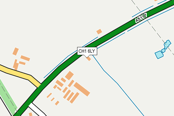 CH1 6LY map - OS OpenMap – Local (Ordnance Survey)