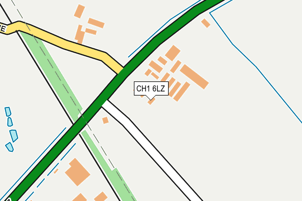 CH1 6LZ map - OS OpenMap – Local (Ordnance Survey)