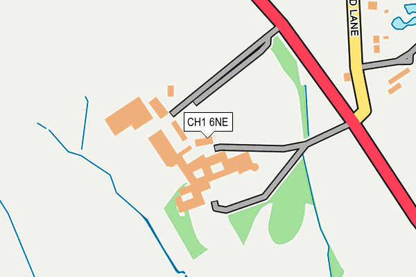 CH1 6NE map - OS OpenMap – Local (Ordnance Survey)