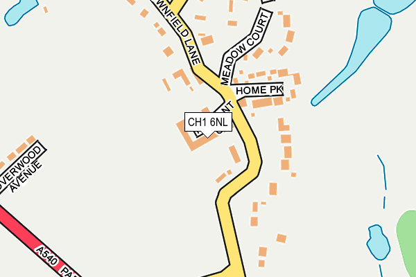 CH1 6NL map - OS OpenMap – Local (Ordnance Survey)