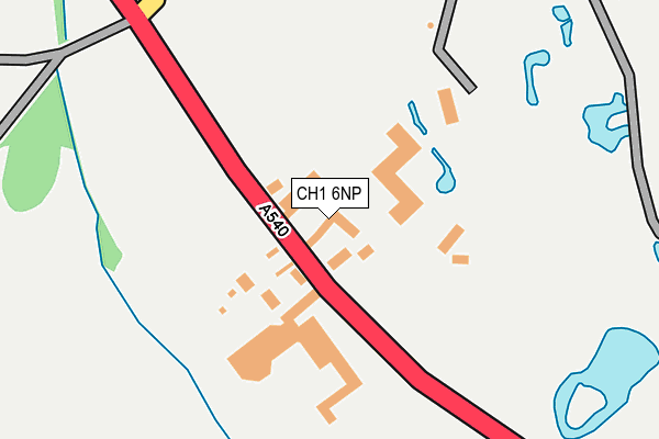 CH1 6NP map - OS OpenMap – Local (Ordnance Survey)
