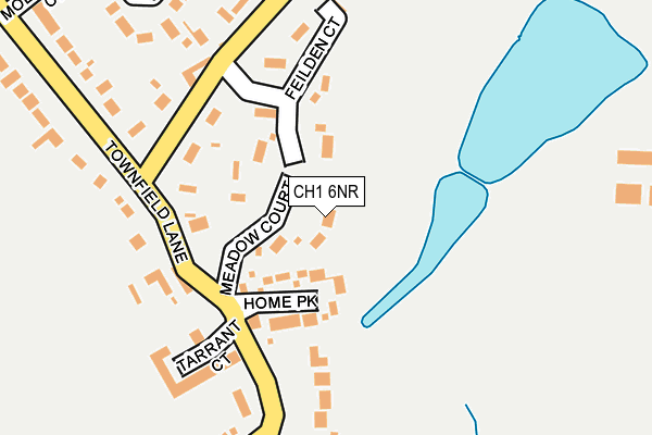 CH1 6NR map - OS OpenMap – Local (Ordnance Survey)