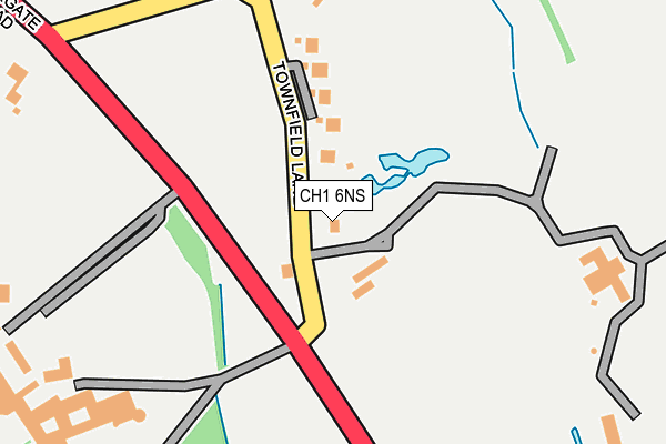 CH1 6NS map - OS OpenMap – Local (Ordnance Survey)