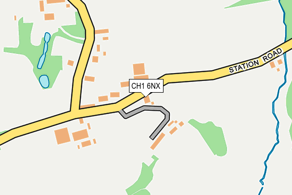 CH1 6NX map - OS OpenMap – Local (Ordnance Survey)