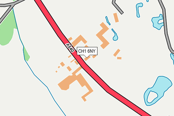 CH1 6NY map - OS OpenMap – Local (Ordnance Survey)