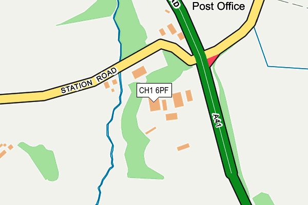 CH1 6PF map - OS OpenMap – Local (Ordnance Survey)