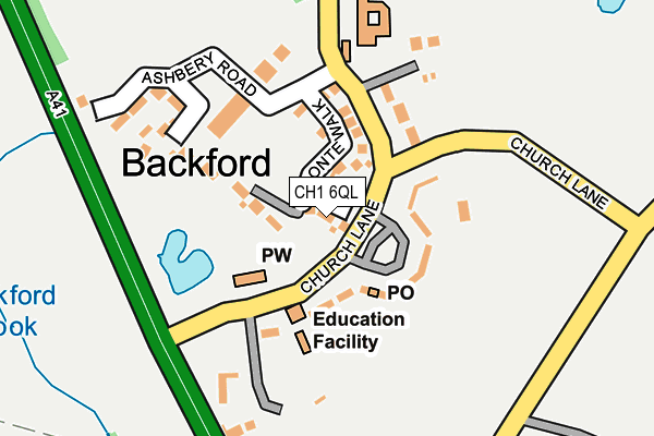 CH1 6QL map - OS OpenMap – Local (Ordnance Survey)