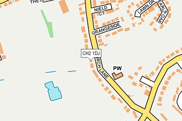 CH2 1DJ map - OS OpenMap – Local (Ordnance Survey)