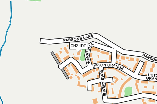 CH2 1DT map - OS OpenMap – Local (Ordnance Survey)