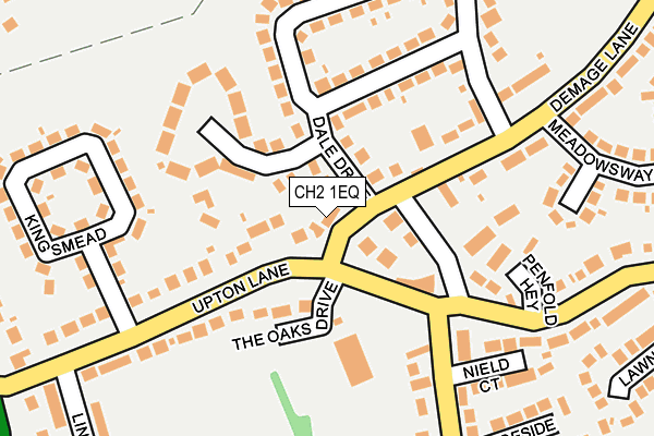 CH2 1EQ map - OS OpenMap – Local (Ordnance Survey)