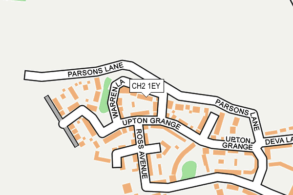 CH2 1EY map - OS OpenMap – Local (Ordnance Survey)