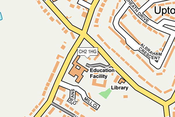 CH2 1HG map - OS OpenMap – Local (Ordnance Survey)
