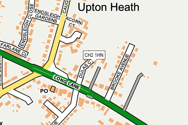 CH2 1HN map - OS OpenMap – Local (Ordnance Survey)