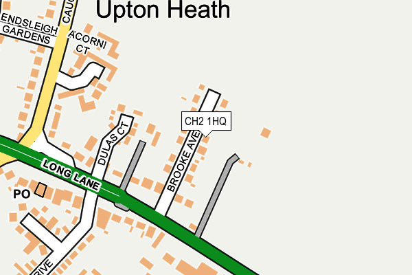 CH2 1HQ map - OS OpenMap – Local (Ordnance Survey)