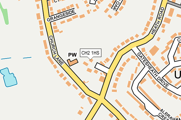 CH2 1HS map - OS OpenMap – Local (Ordnance Survey)