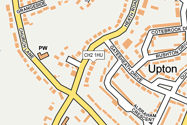 CH2 1HU map - OS OpenMap – Local (Ordnance Survey)