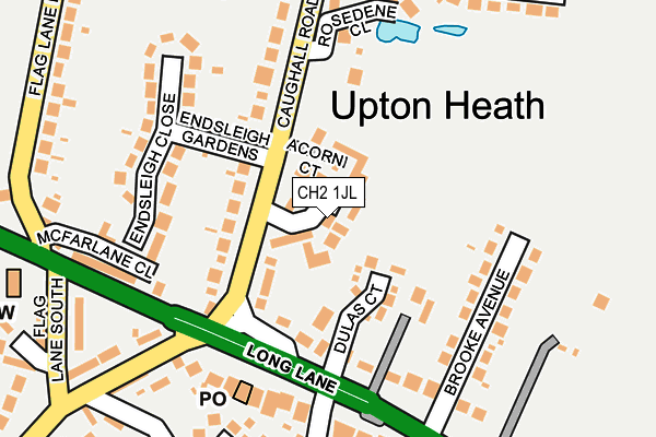 CH2 1JL map - OS OpenMap – Local (Ordnance Survey)