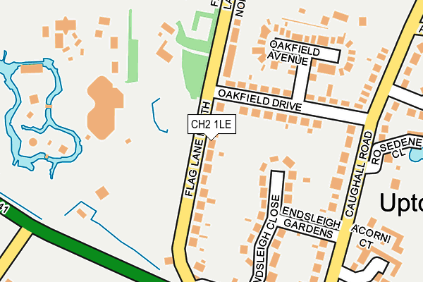 CH2 1LE map - OS OpenMap – Local (Ordnance Survey)