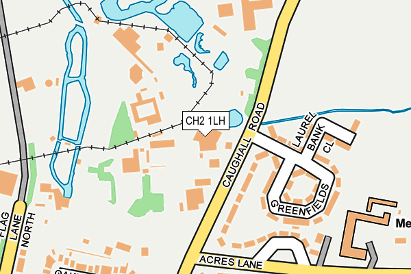 CH2 1LH map - OS OpenMap – Local (Ordnance Survey)