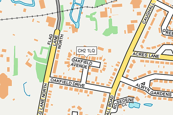 CH2 1LQ map - OS OpenMap – Local (Ordnance Survey)