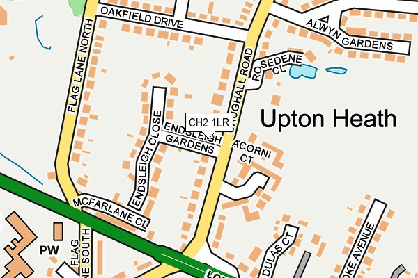 CH2 1LR map - OS OpenMap – Local (Ordnance Survey)