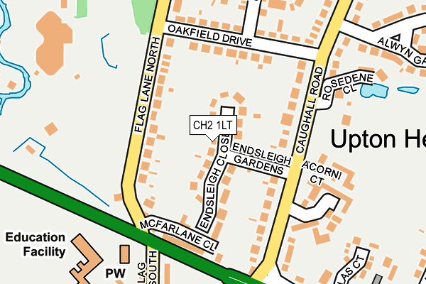 CH2 1LT map - OS OpenMap – Local (Ordnance Survey)