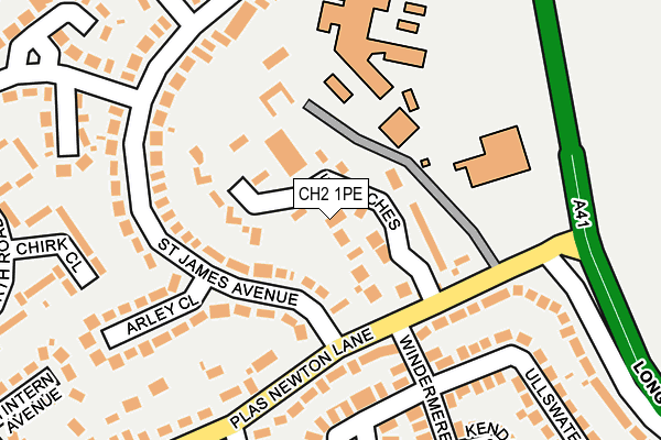 CH2 1PE map - OS OpenMap – Local (Ordnance Survey)