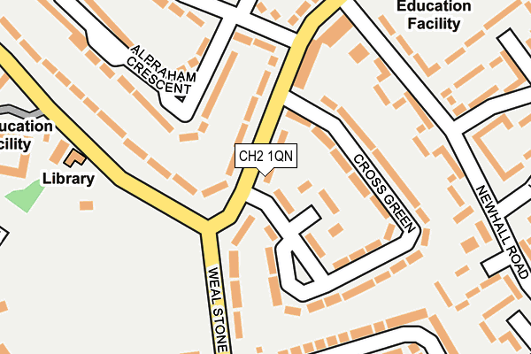 CH2 1QN map - OS OpenMap – Local (Ordnance Survey)