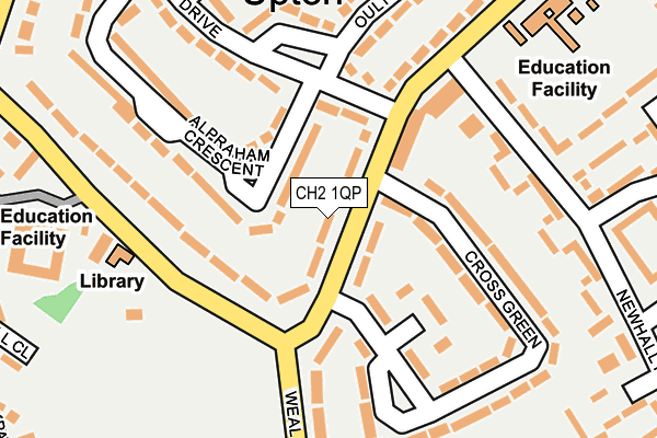 CH2 1QP map - OS OpenMap – Local (Ordnance Survey)