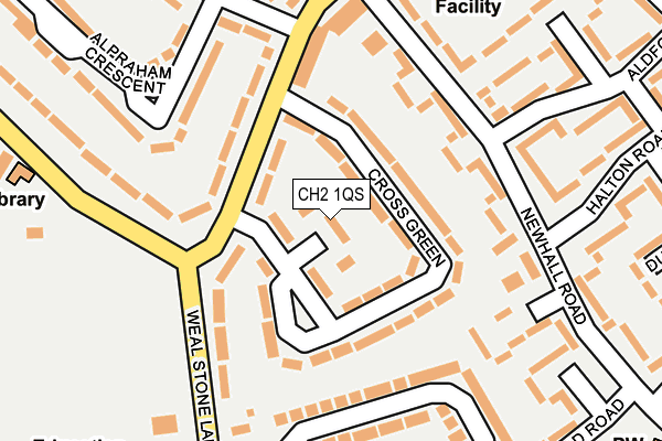 CH2 1QS map - OS OpenMap – Local (Ordnance Survey)