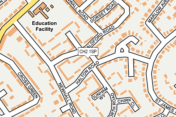 CH2 1SP map - OS OpenMap – Local (Ordnance Survey)