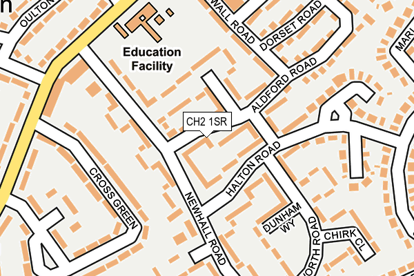 CH2 1SR map - OS OpenMap – Local (Ordnance Survey)